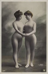 Two women in bodystockings